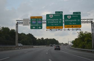 I-264 east at I-464 - Portsmouth, VA