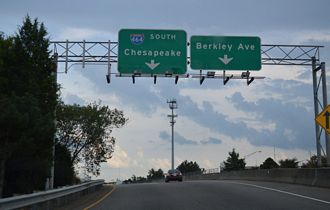 I-264 east at I-464 - Norfolk, VA
