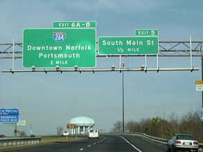 I-464 north at I-264 - 2001