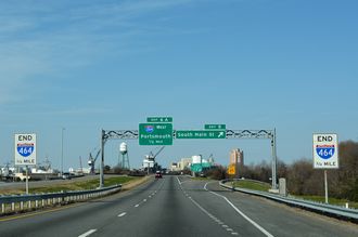 I-464 north at I-264 - Norfolk, VA