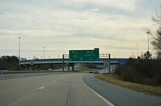 I-464 south at I-64/US 17/SR 168 - Chesapeake, VA