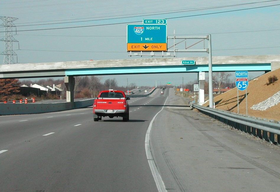 I-65 north at I-465 - Indianapolis, IN