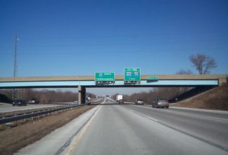 I-65 north at I-74/465 - Indianapolis, IN