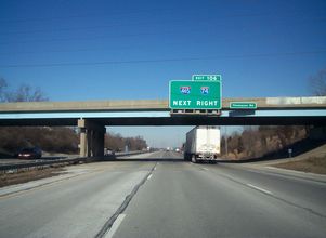 I-65 north at I-74/465 - Indianapolis, IN