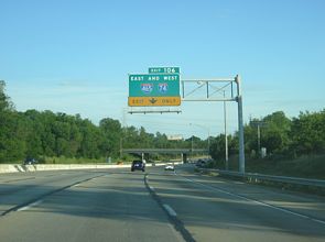 I-65 south at I-74/465 - Indianapolis, IN