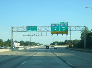 I-65 south at I-74/465 - Indianapolis, IN