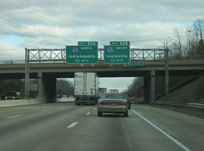 I-74/465 east at I-65 - Indianapolis, IN