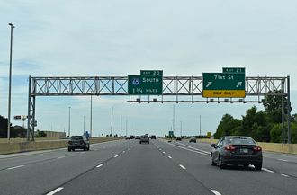 I-465 south at I-65 - Indianapolis, IN
