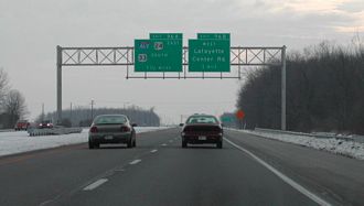 I-69/US 33 south at I-469 - 2002