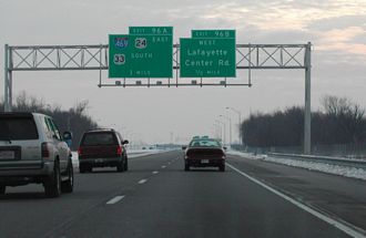 I-69/US 33 south at I-469 - 2002