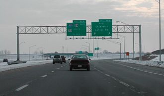 I-69/US 33 south at I-469 - 2002