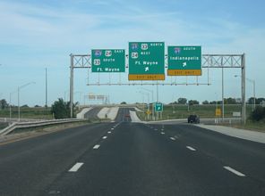 Lafayette Center Rd east at I-69/469 - Roanoke, IN