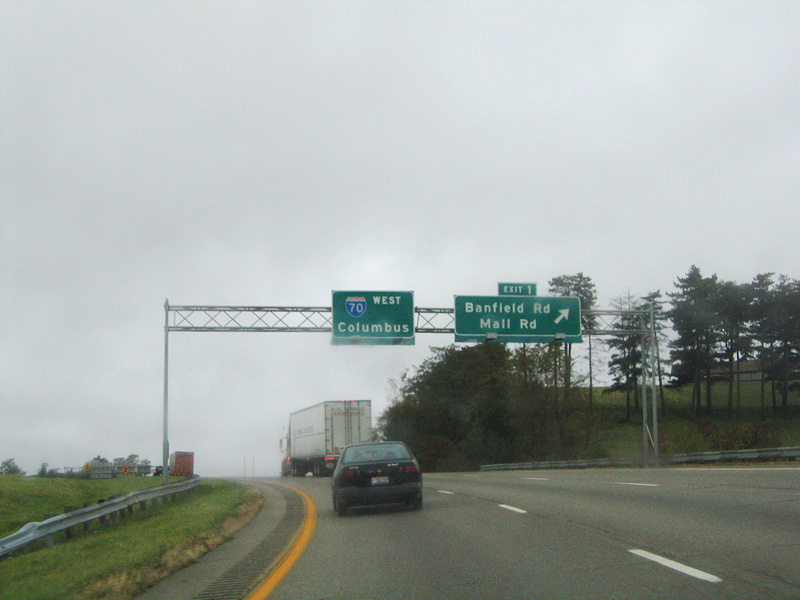 I-470 west at Banfield Rd/I-70 - 2004