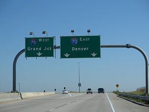 C-470 west at I-70 - Golden, CO