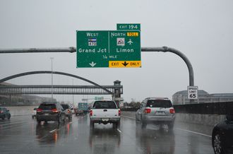 I-25 north at C-470 - Meridian, CO