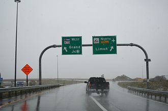 I-25 north at C-470 - Meridian, CO