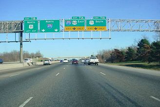 I-435 east at I-470/US 71 - 2002