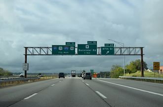 I-435 south at I-49/435-US 50/71 - Kansas City, MO