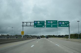 I-435 south at I-49/435-US 50/71 - Kansas City, MO