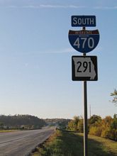 I-470/MO 291 south of I-70/US 40