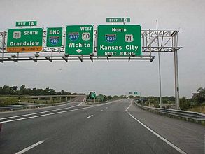 I-470/US 50 west at I-435/US 71 - 2002