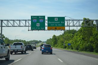 US 71 south at Route W - Kansas City, MO