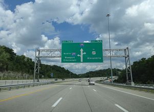 I-275 east at I-471 - Highland Heights, KY