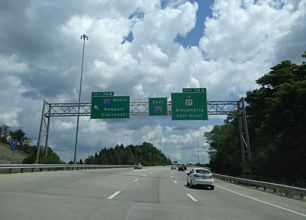 I-275 east at I-471 - Highland Heights, KY