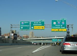 I-471 north at I-71/US 50 - Cincinnati, OH