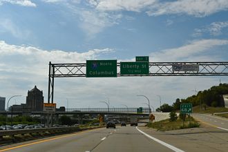 I-471 North at Interstate 71 North in Cincinnati, Ohio