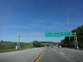 Kentucky Highway 471 North at Interstate 471 in Highland Heights