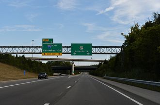 I-471 South at I-275 East to Cincinnati, Ohio