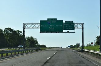 I-74 east at I-474 - East Peoria, IL