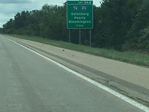 IL 6 south at I-74/474 - Peoria