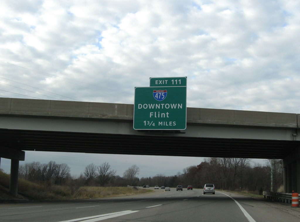 I-75 north at I-475 - Grand Blanc Twp, MI