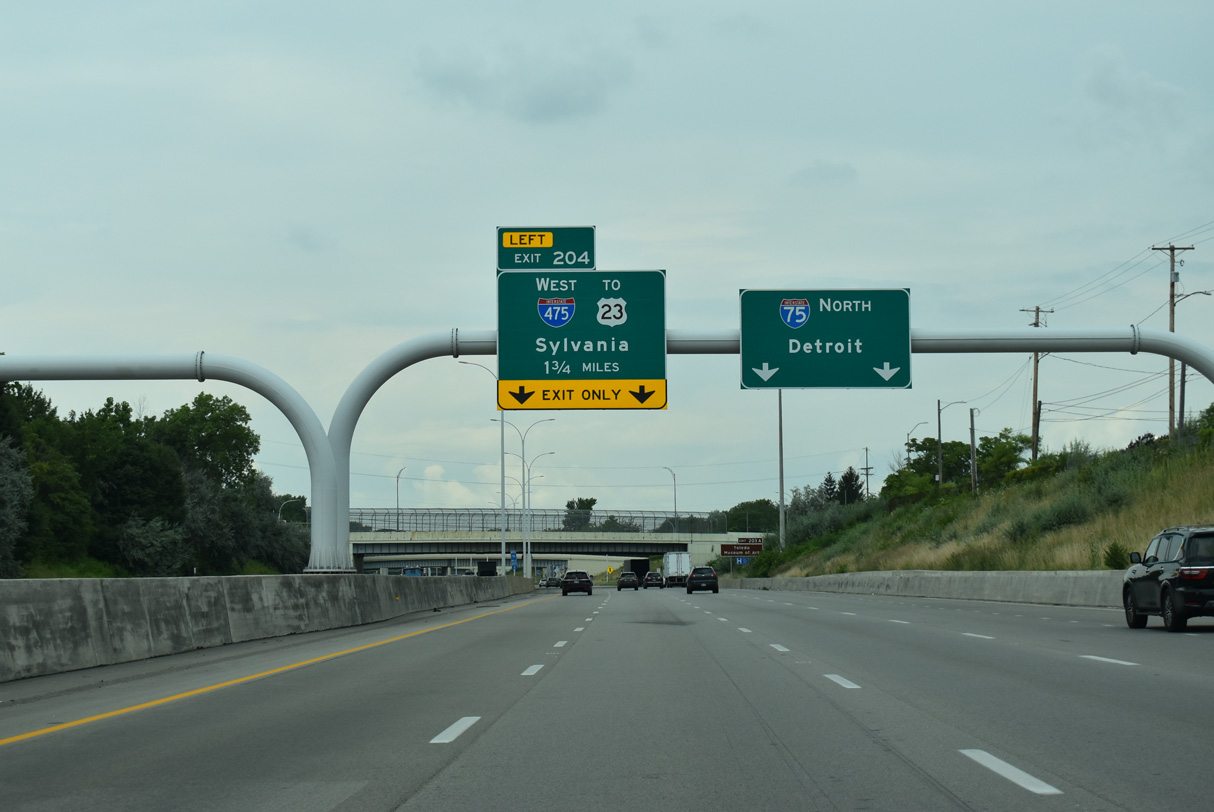 I-75 north at I-475 - Toledo, OH