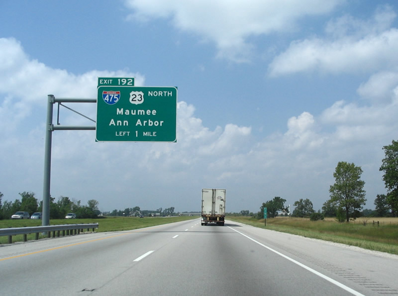 I-75 north at I-475/US 23 - 2006