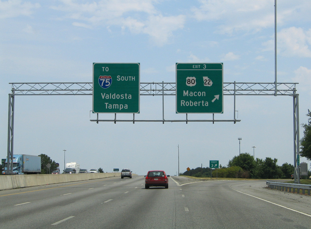 I-475 south at US 80 - 2005