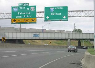 I-75 north at I-475 - 2002