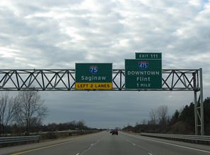 I-75 north at I-475 - Grand Blanc Twp, MI