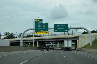 I-75 north at I-475 - Toledo, OH