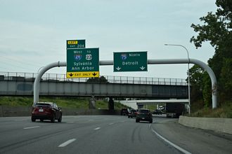 I-75 north at I-475 - Toledo, OH