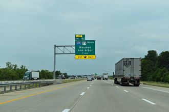 I-75 north at I-475/US 23 - Perrysburg, OH