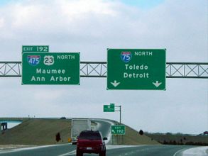 I-75 north at I-475/US 23 - 2003