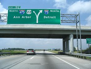 I-75 north at I-475/US 23 - 2006