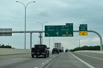 I-75 South at I-475 in Toledo, OH