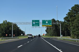 I-475 north at US 41/I-75 - Bolingbroke, GA