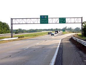 I-475 north at I-75/US 23 - Flint, MI