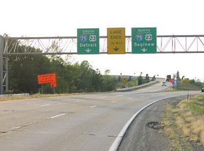 I-475 north at I-75/US 23 - 2002