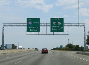 I-475 south at US 80 - 2005